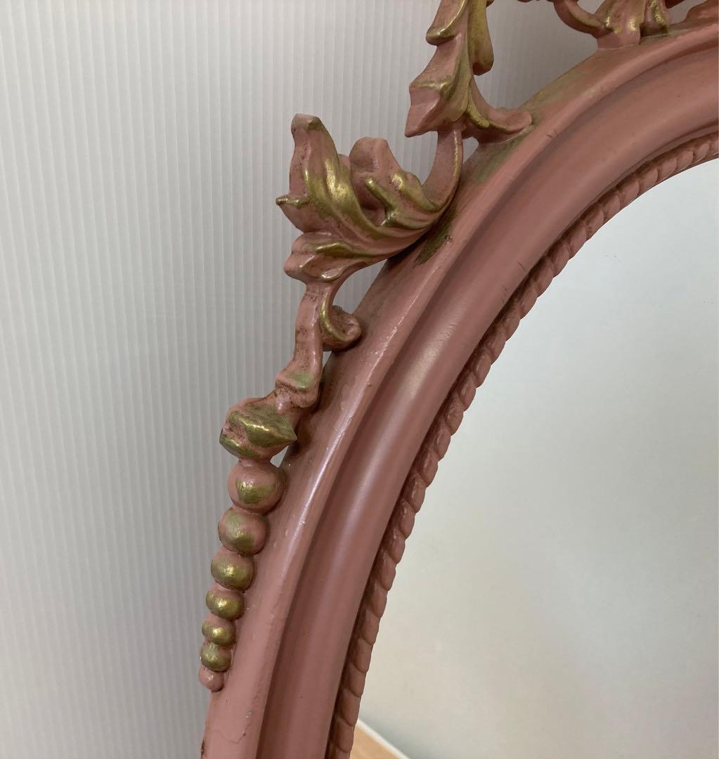 イタリア製アンティーク調ウォールミラー