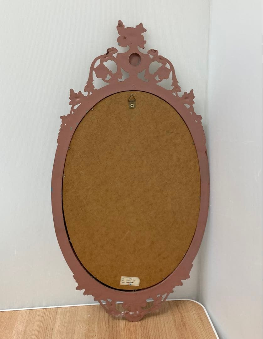 イタリア製アンティーク調ウォールミラー