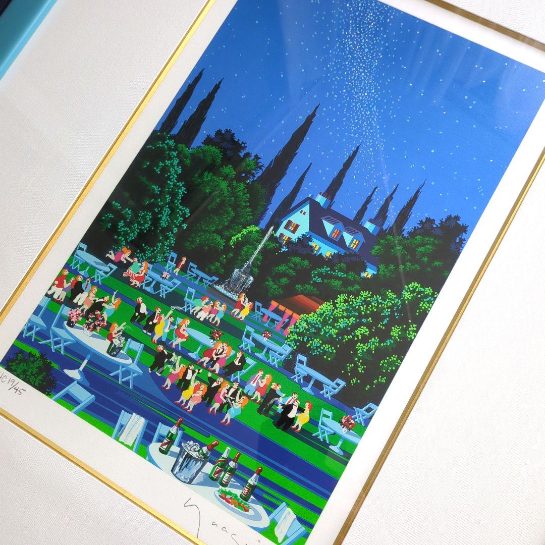 お値下げ* ヒロヤマガタ「スターライト イブニング」直筆サイン 額縁