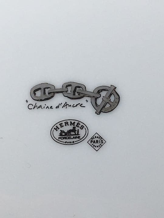 エルメス シェーヌダンクル プレート 2枚組