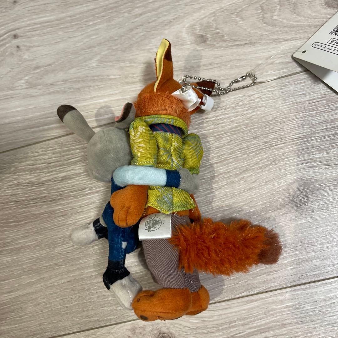 ディズニーストア ズートピア ニック ジュディ プラッシュキーチェーン