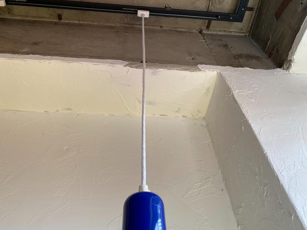 80s ヴィンテージ デンマーク製 E.S Horn ペンダントライト 青