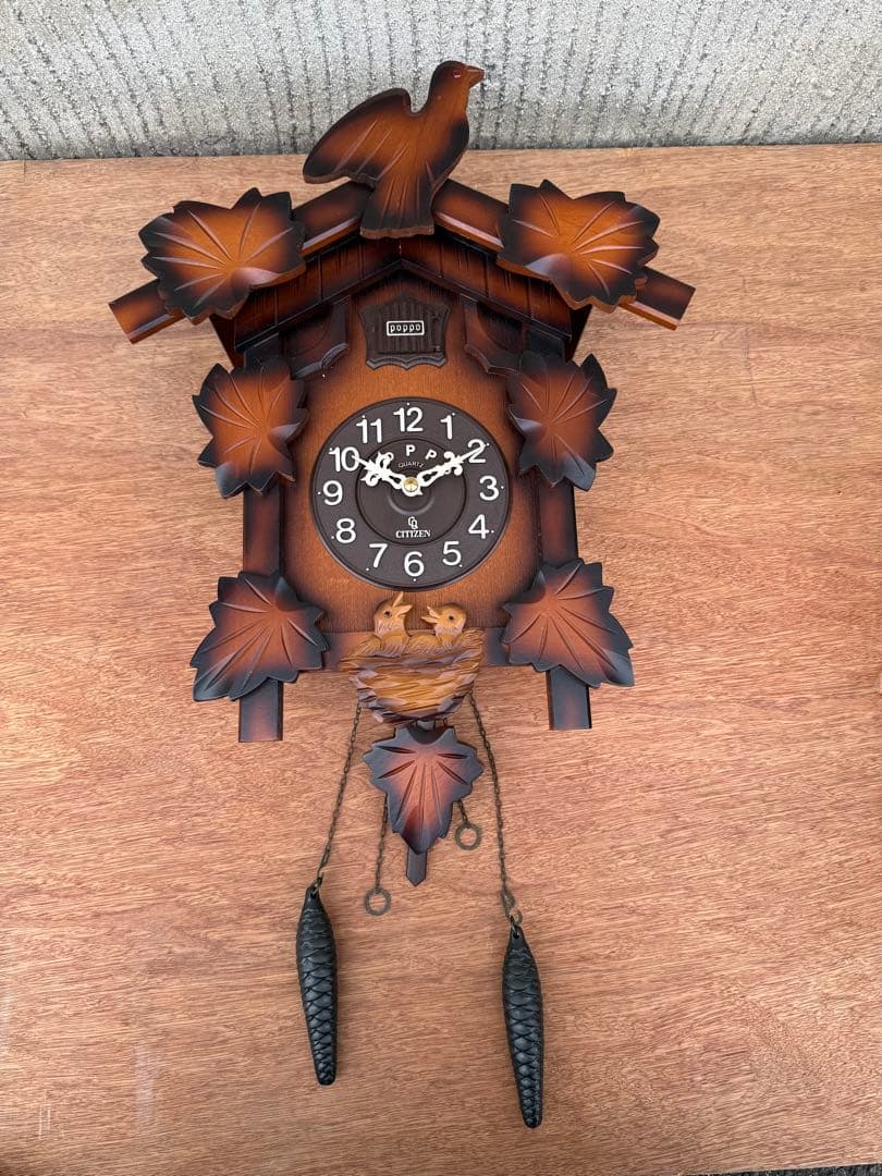 鳩*屋様 【O-1824】手塚時計 シチズン POPPO 27 QP-433 鳩