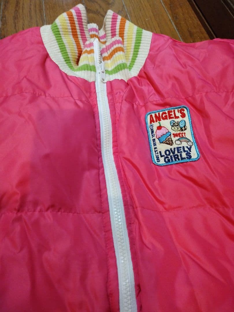 ナルミヤインターナショナルエンジェルブルーリバーシブルブルゾン