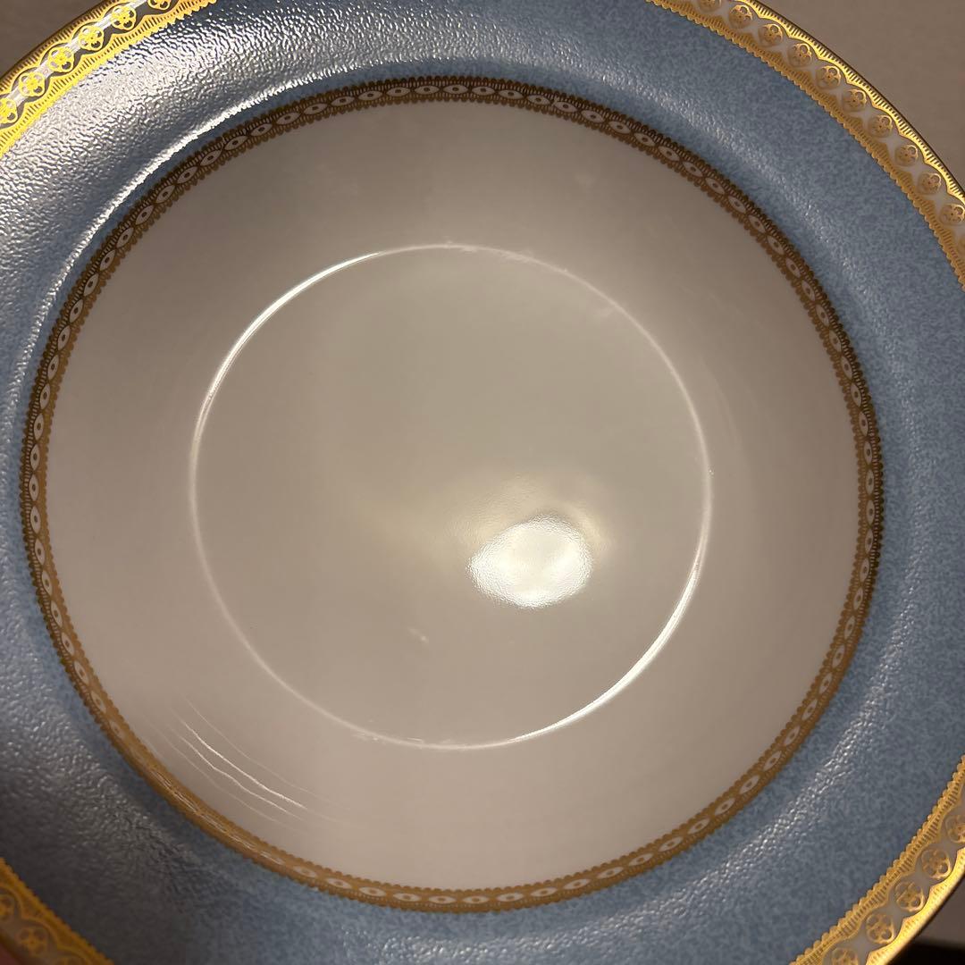 ウェッジウッド　ユーランダー　ペールブルー　スーププレート　パスタプレート