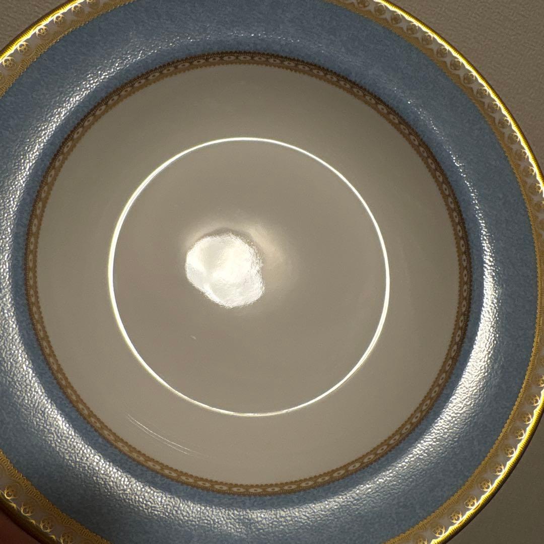 ウェッジウッド　ユーランダー　ペールブルー　スーププレート　パスタプレート