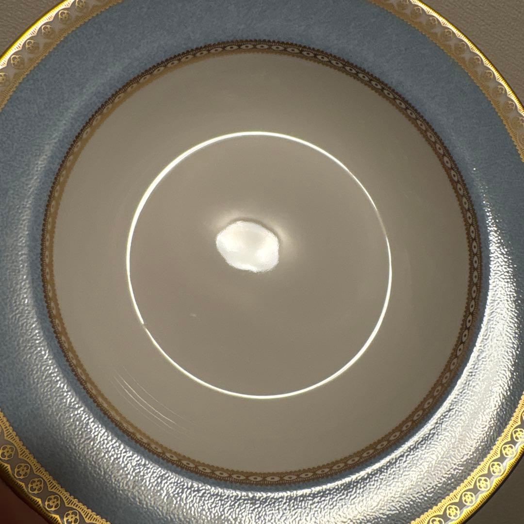 ウェッジウッド　ユーランダー　ペールブルー　スーププレート　パスタプレート