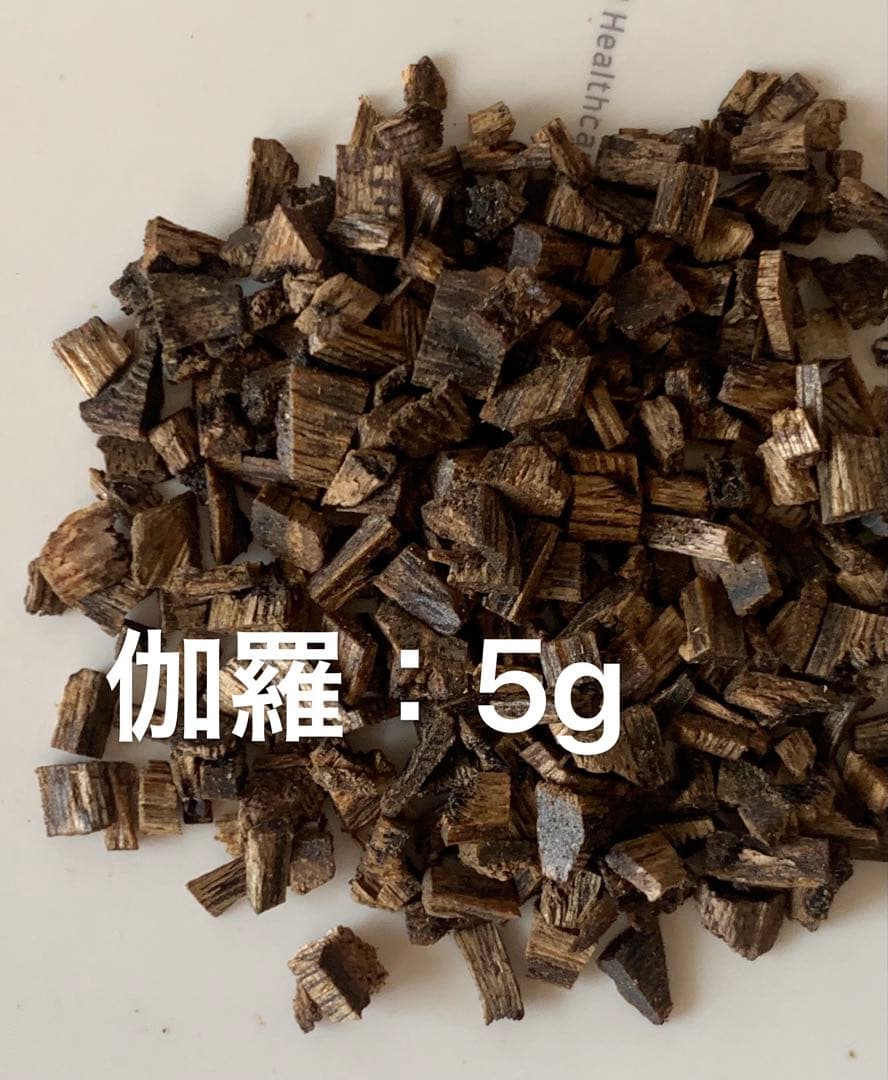 極上伽羅 沈香 香木 沈香精油 沈香ナイフ：1本 伽羅:5g