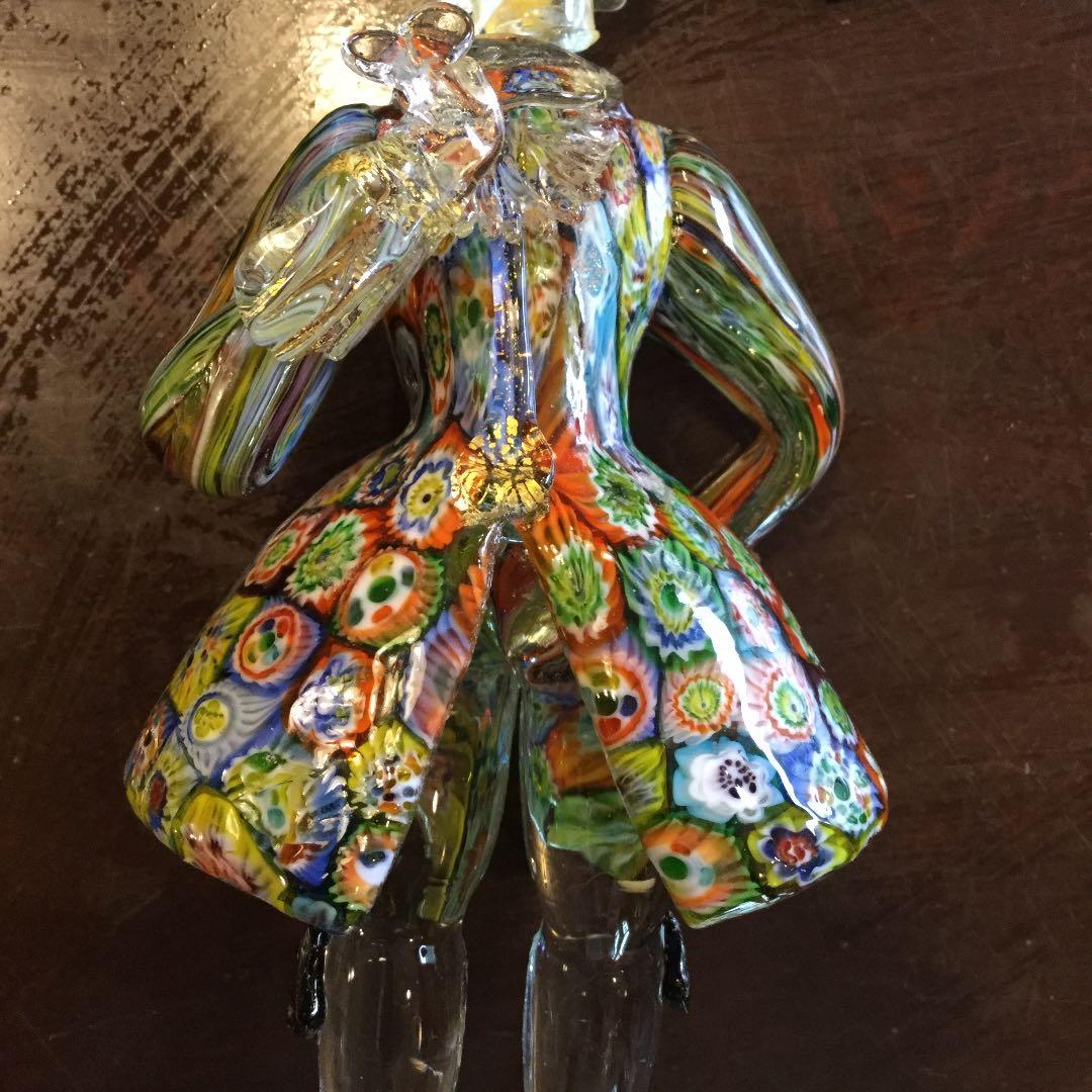 ベネチアングラス① お人形　新品未使用ですが破損