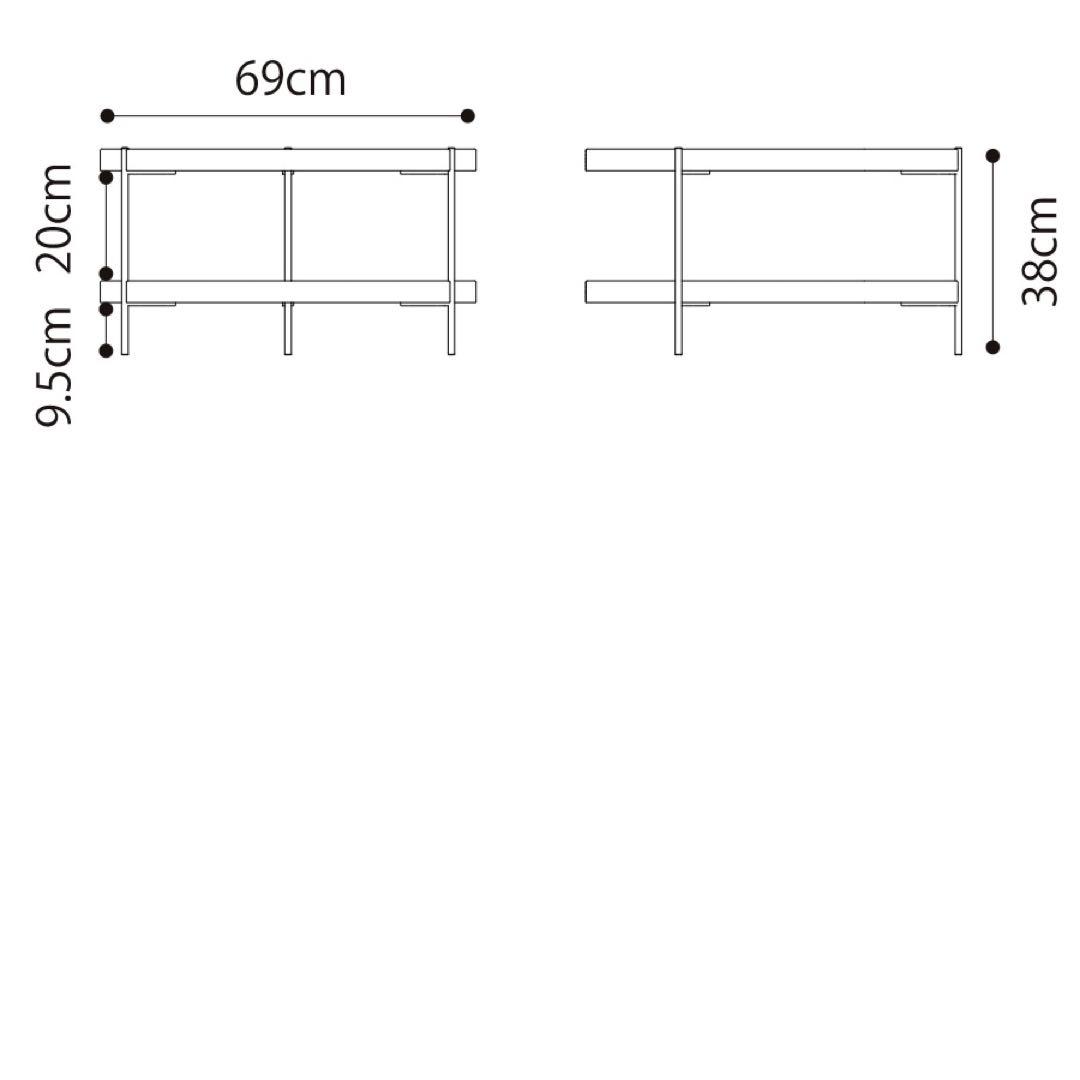 HUMLA coffee table SKETCH センターテーブル 黒