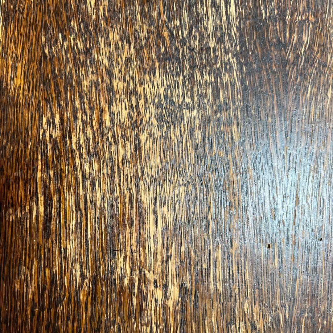 アンティーク　ヴィンテージ　木製ツイスト脚テーブル