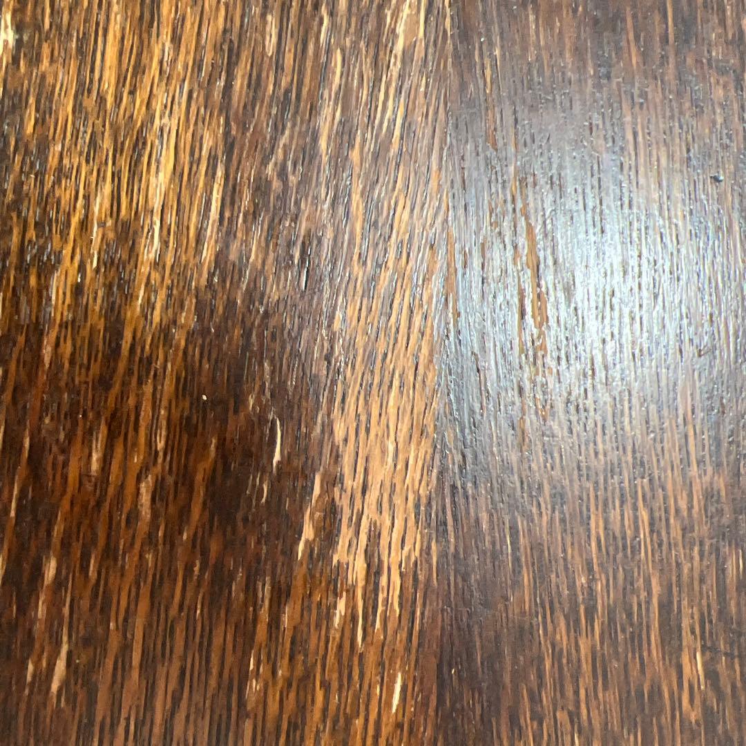 アンティーク　ヴィンテージ　木製ツイスト脚テーブル