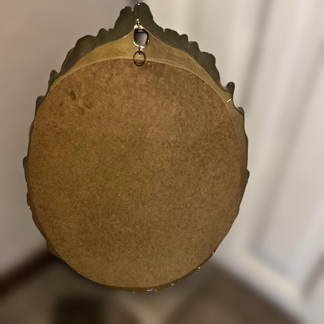 アンティーク鏡＊石膏＊ゴールド