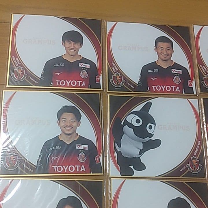 名古屋グランパス オフィシャルミニ色紙21枚セット相馬勇紀選手直筆