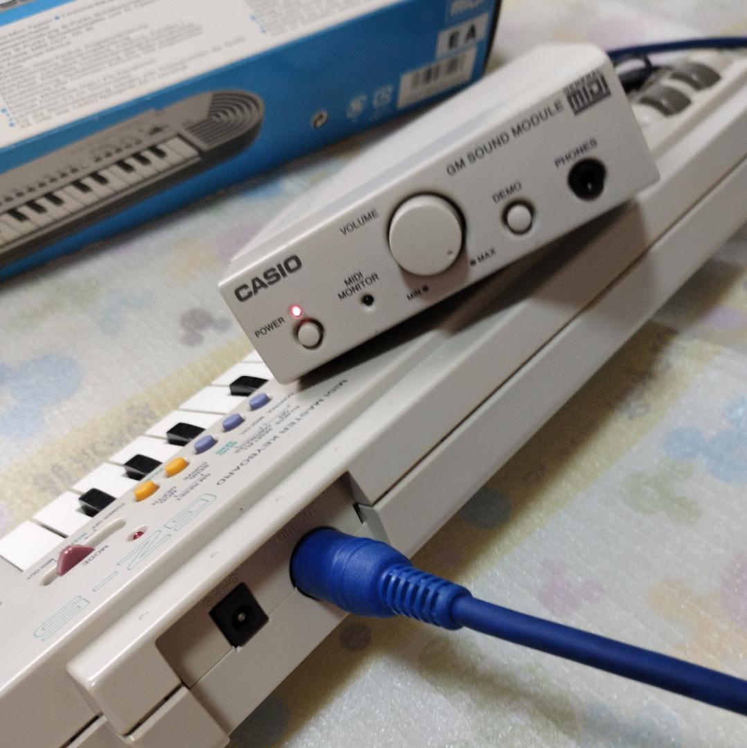 CASIO「GZ-50M」MIDI SOUND MODULE・純正アダプター付き - メルカリ