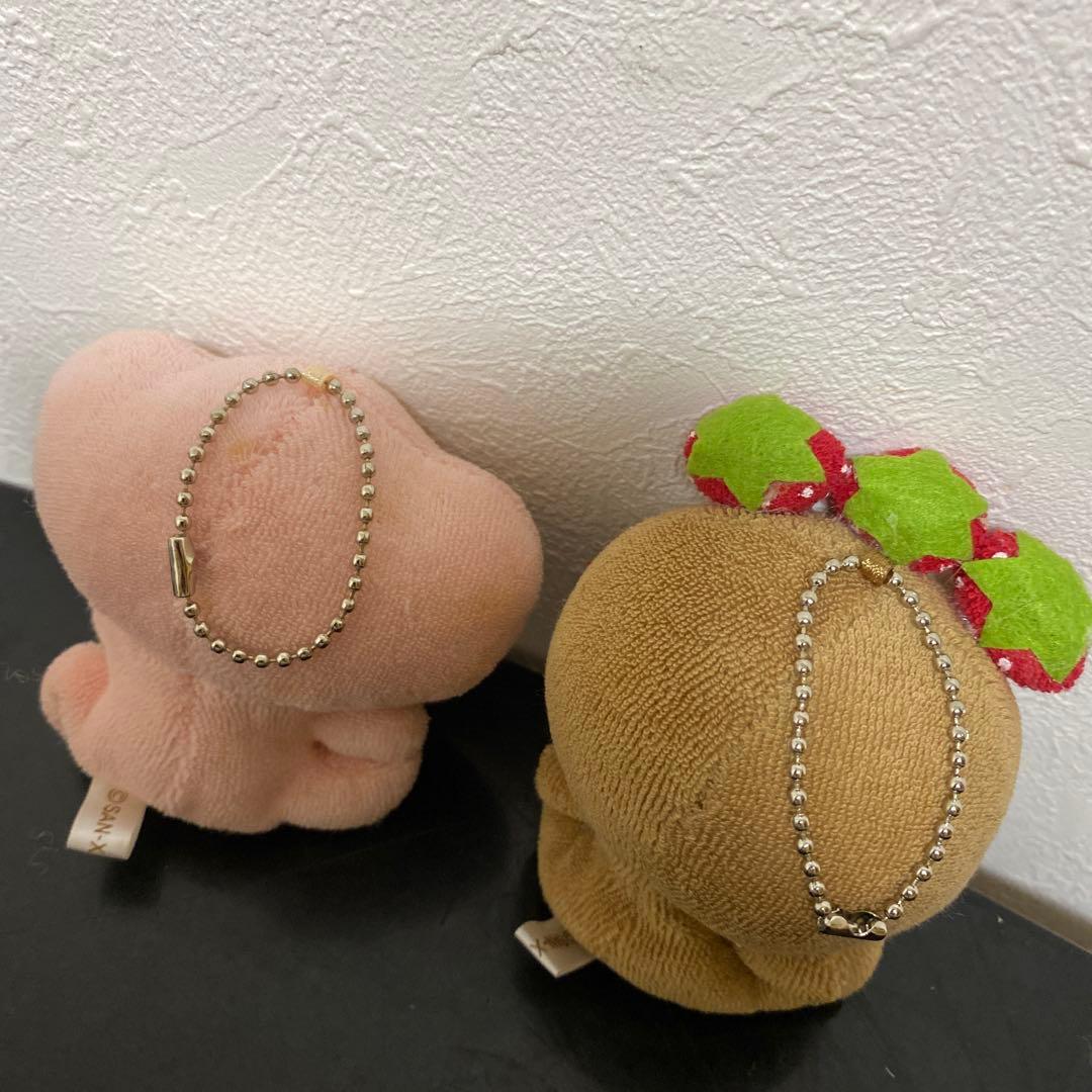 レア！新品 いちごのせこげぱん いちごパン ぬいぐるみ キーホルダー
