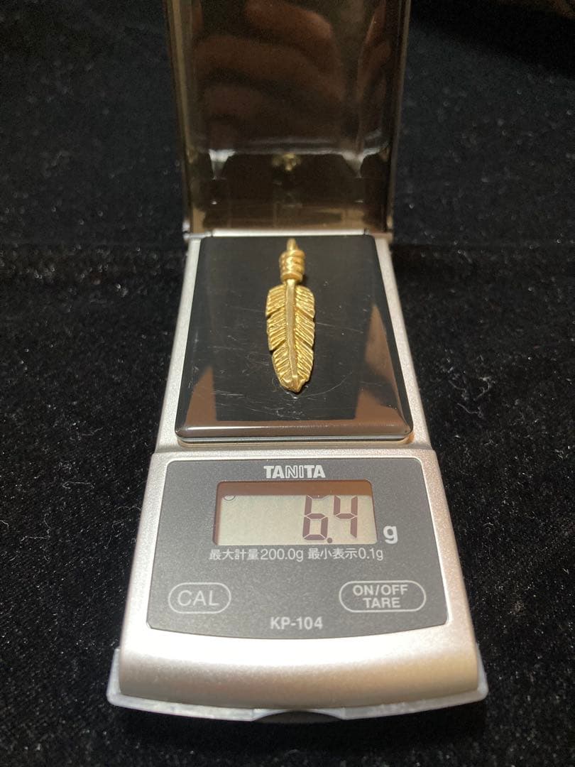 フェザーPendant 真鍮