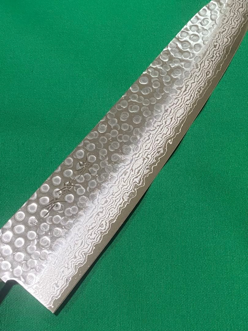 堺孝行　33層槌目ダマスカス　牛刀9寸(27センチ)