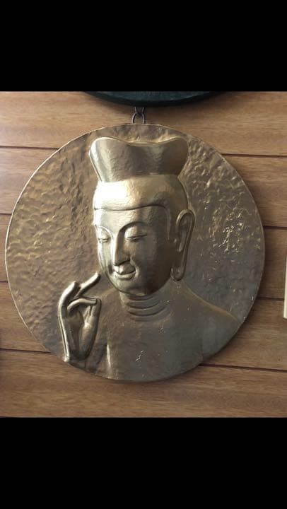 今村三郎作品 [弥勒菩薩] 石膏彫刻 10万円。日本一美しい弥勒菩薩レリーフ彫刻