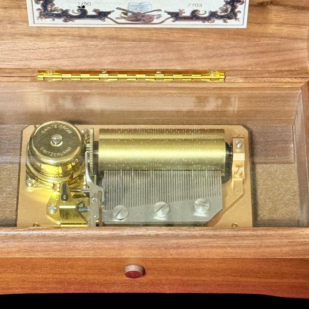 【美品】リュージュ REUGE オルゴール | 50弁 | 専用袋付き