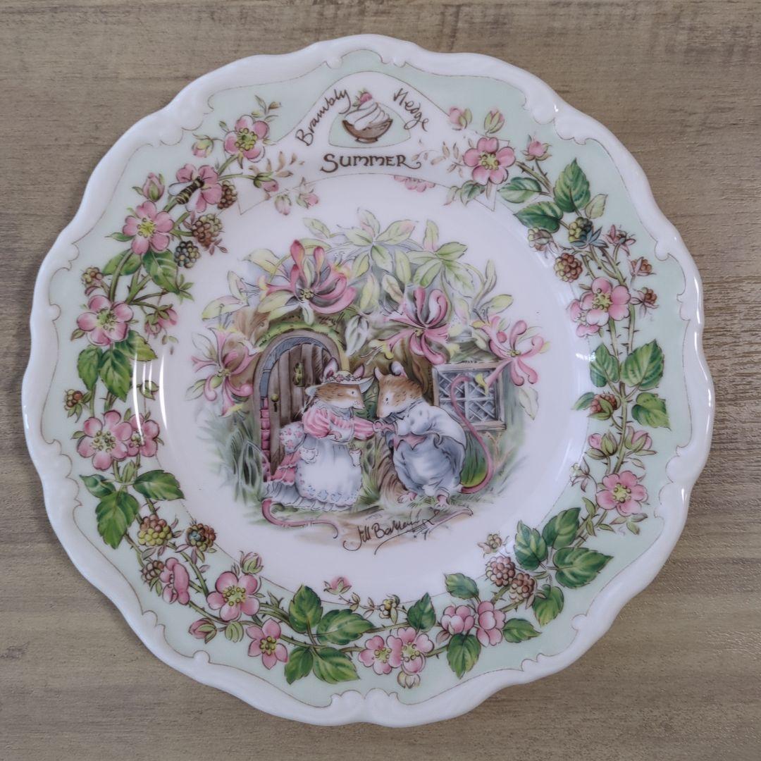 ロイヤルドルトン　ジル·バークレム1982　四季4枚セット【廃盤品】