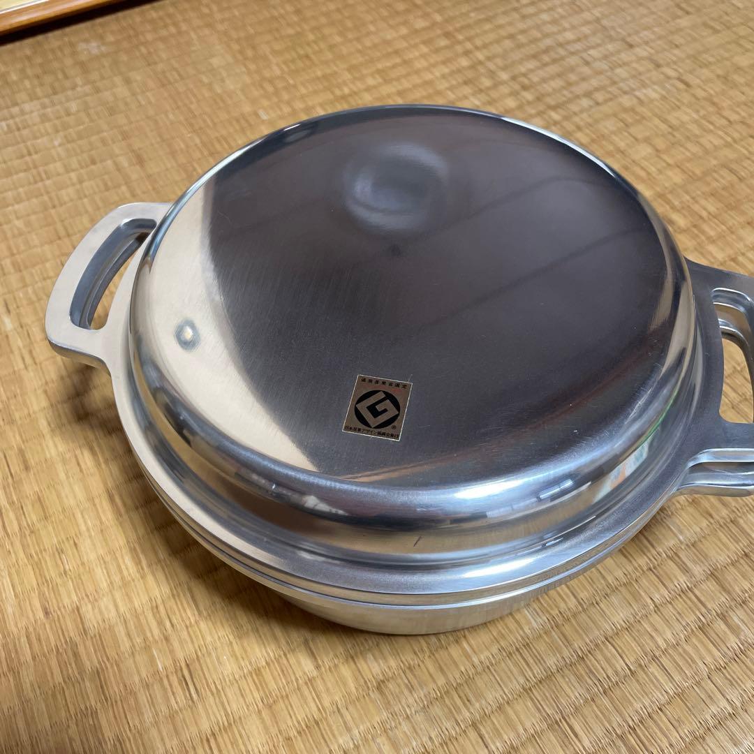 無水鍋　アルミニウム合金　20センチ