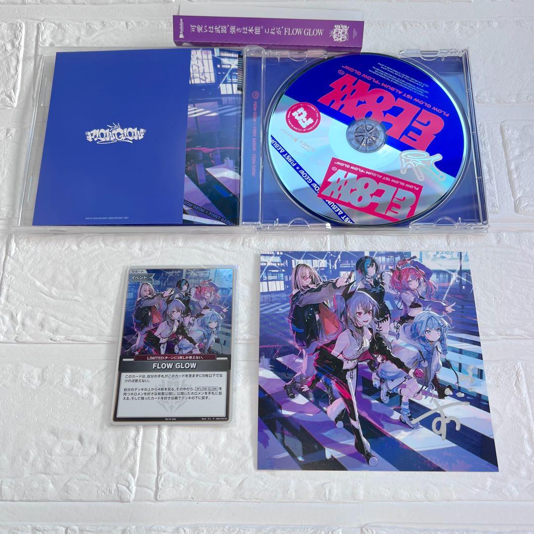 直筆サイン/水宮枢】FLOW GLOW 1stアルバム 数量限定 ホロカ付き