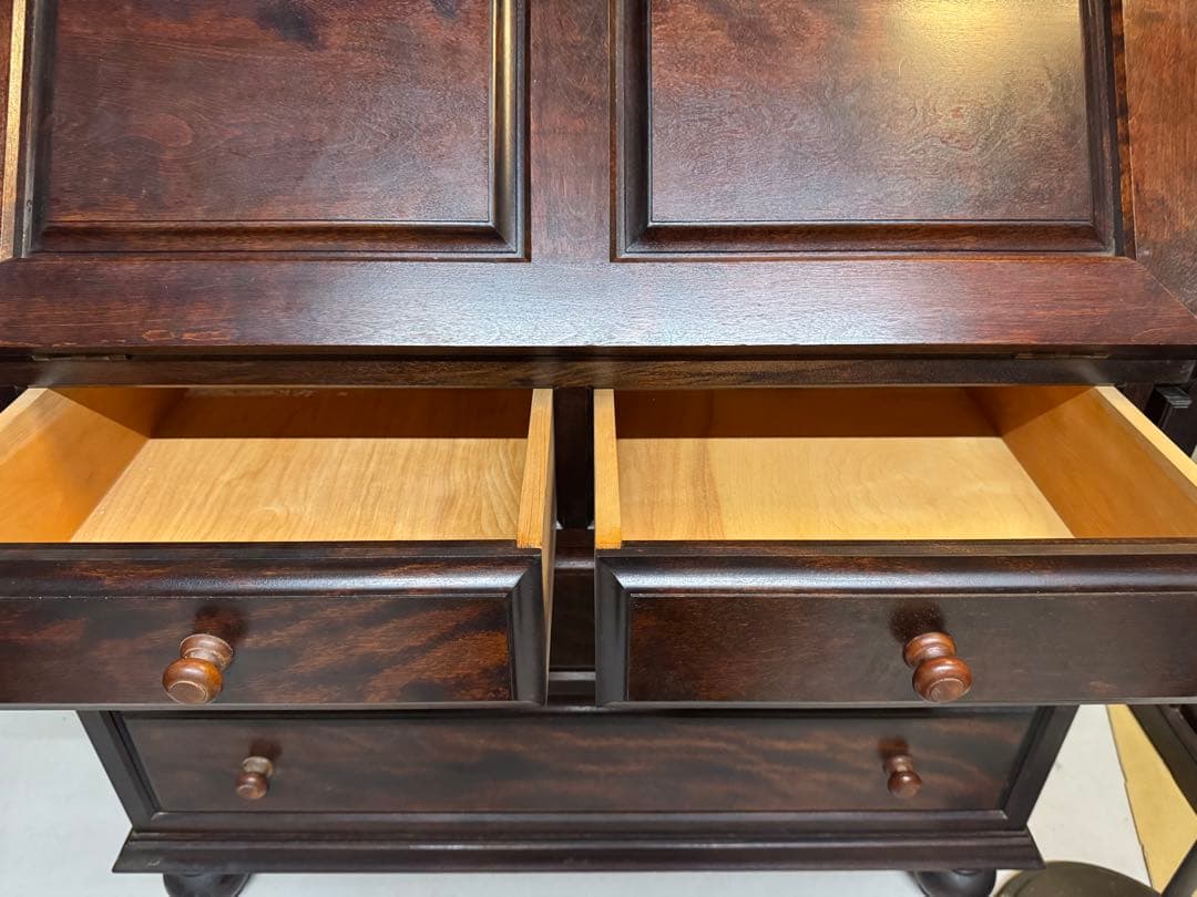 松本民芸家具 ライティングビューロー 本棚