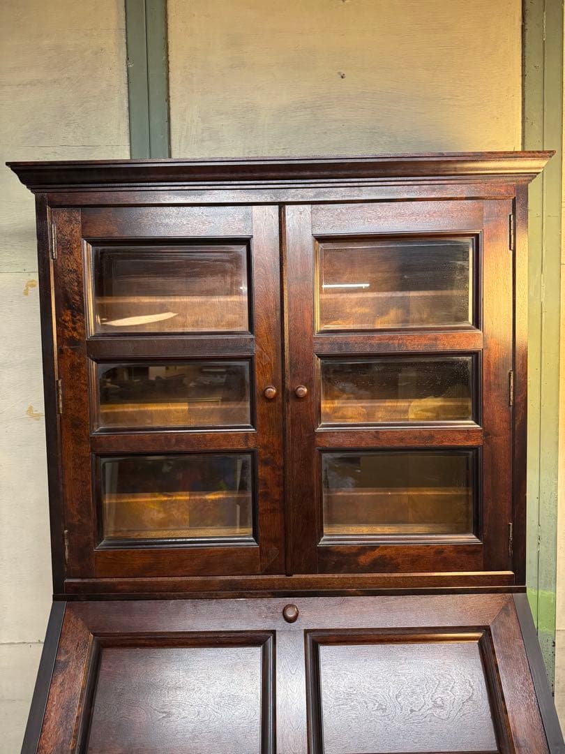 松本民芸家具 ライティングビューロー 本棚