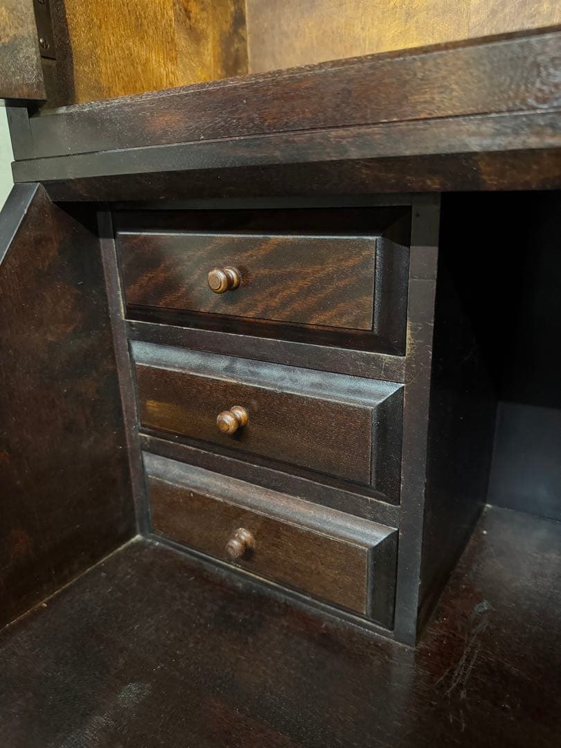 松本民芸家具 ライティングビューロー 本棚