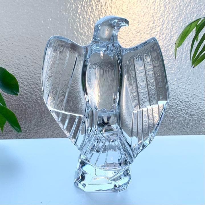 BACCARAT イーグル クリスタル 置物 鷲 鷹 ファルコン オブジェ