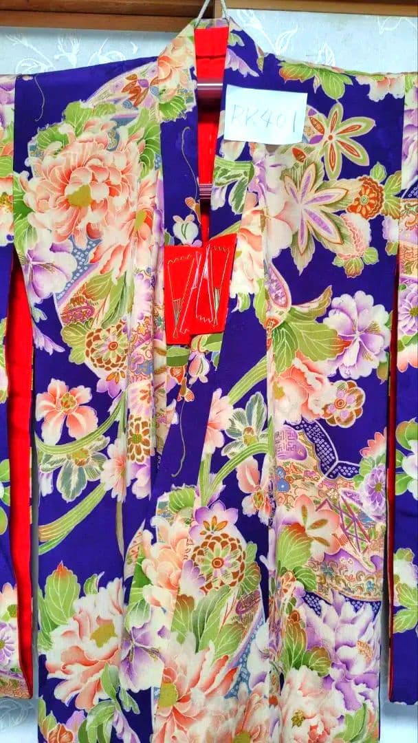 RK401アンティーク子供着物着丈91センチ裄丈38センチめちゃくちゃ綺麗美品