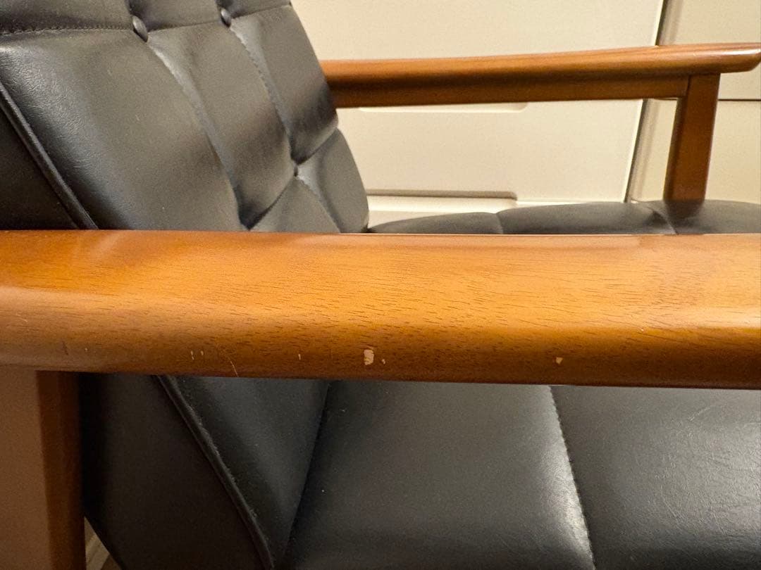 カリモク60 Kチェア 1シーター スタンダードブラック W36170BW