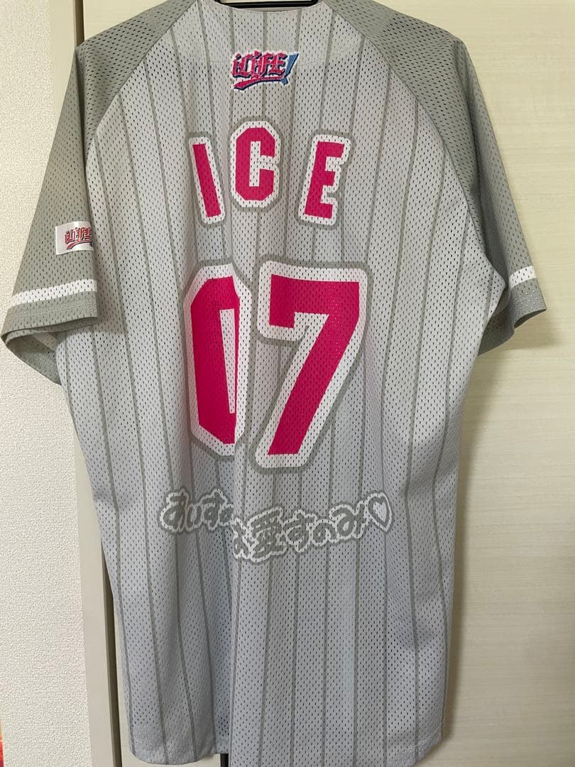 あいす(iLiFE!)ベースボールシャツXL - メルカリ