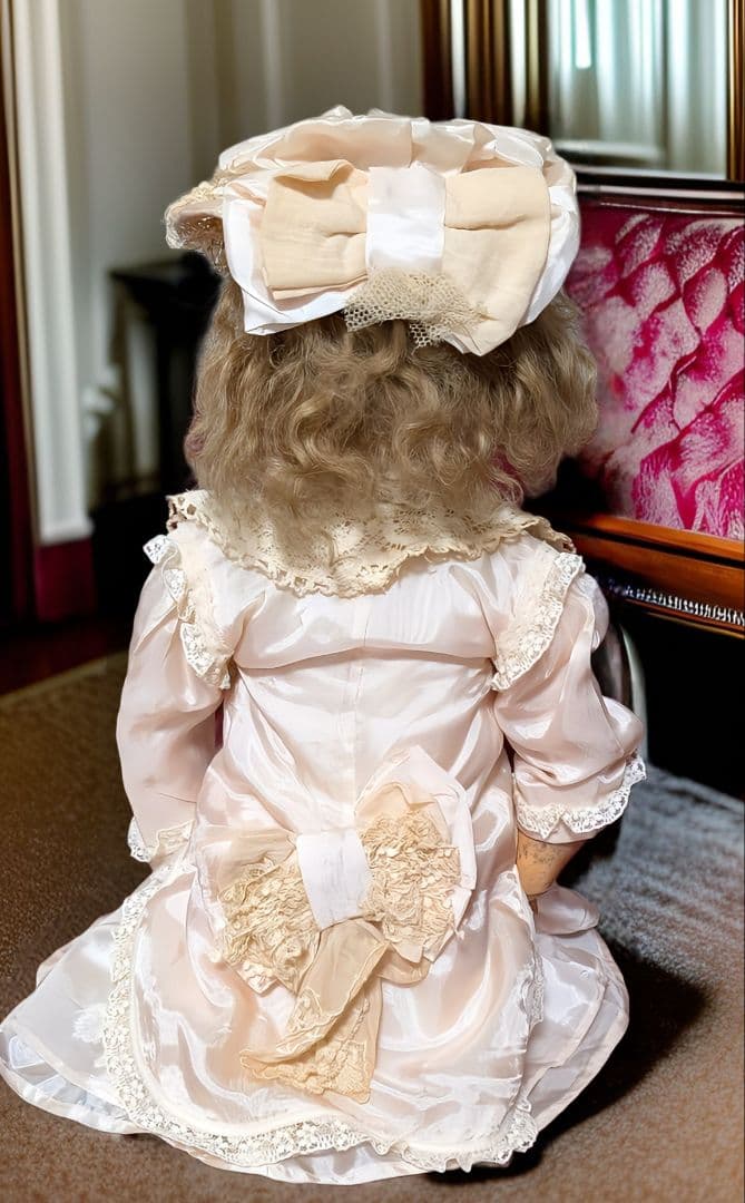 アンティーク ビスクドール S&H K*R 大きな子*** - メルカリ