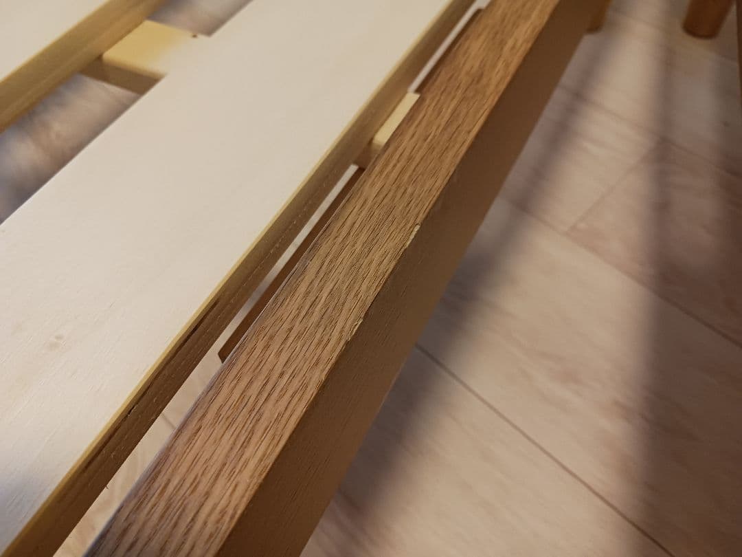 10分で組み立てられる木製すのこベッド
