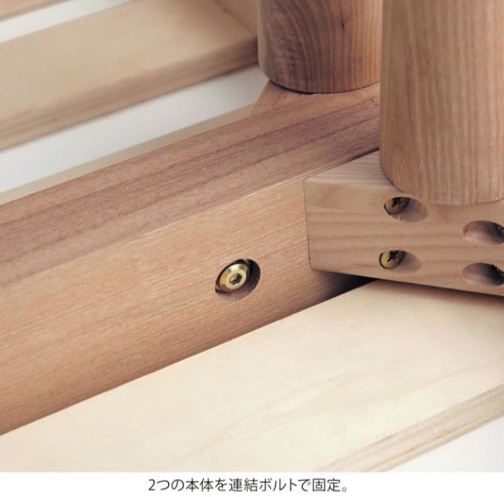 10分で組み立てられる木製すのこベッド