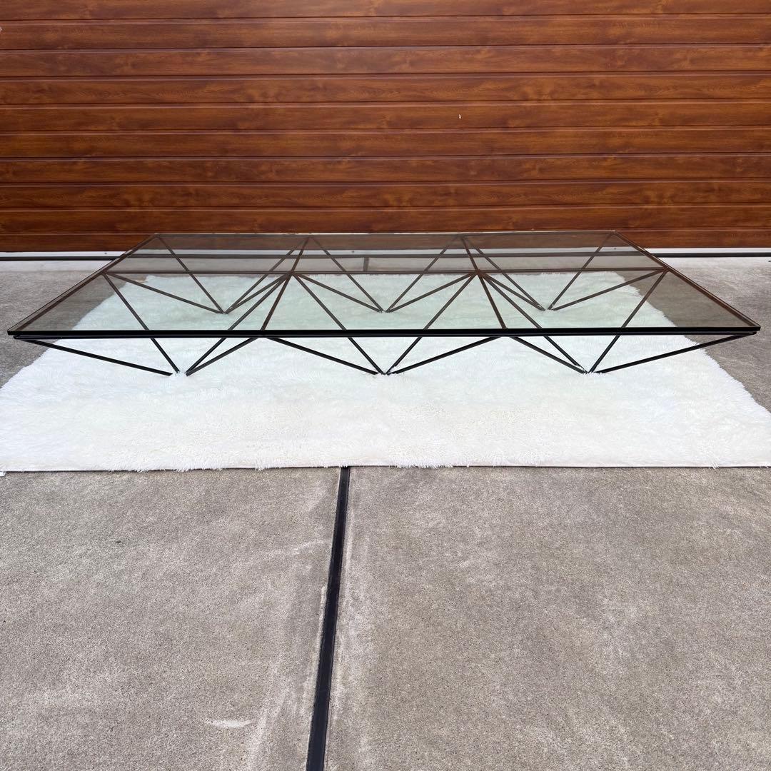 美品 B&B italia ALANDA ガラステーブル 購入価格67万