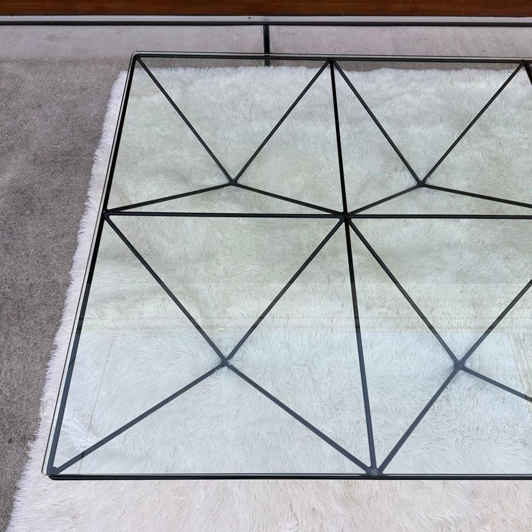 美品 B&B italia ALANDA ガラステーブル 購入価格67万