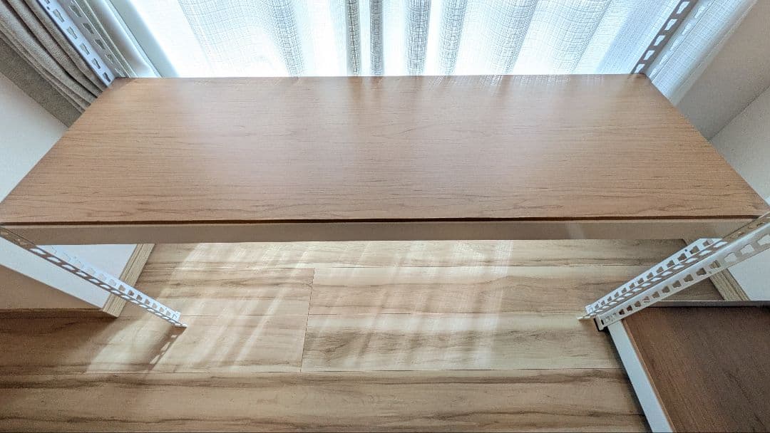 引越し！急募！】スチールラック 5段 ホワイト/ブラウン