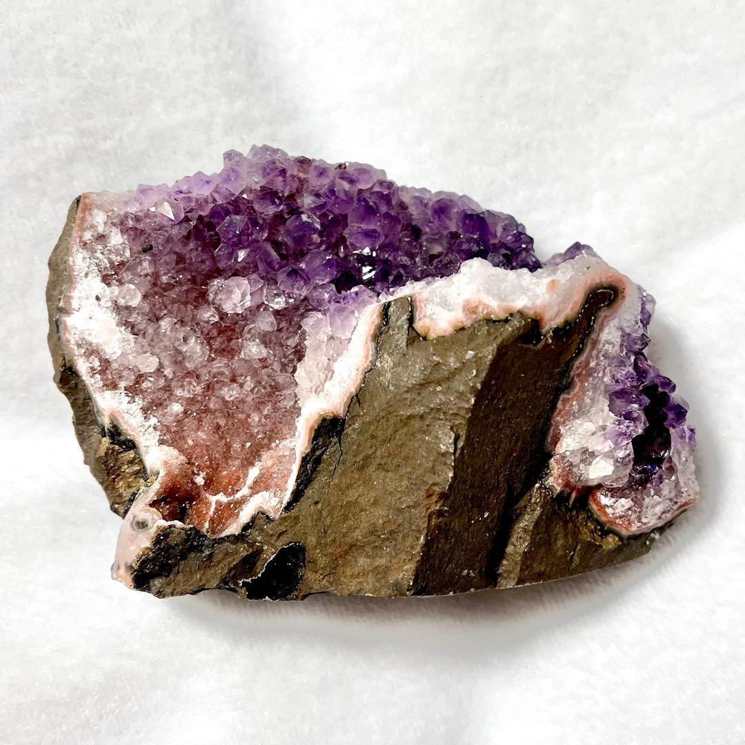 珍しい　レア　グラデーションアメジスト　アメジスト　クラスター　原石　置物　水晶