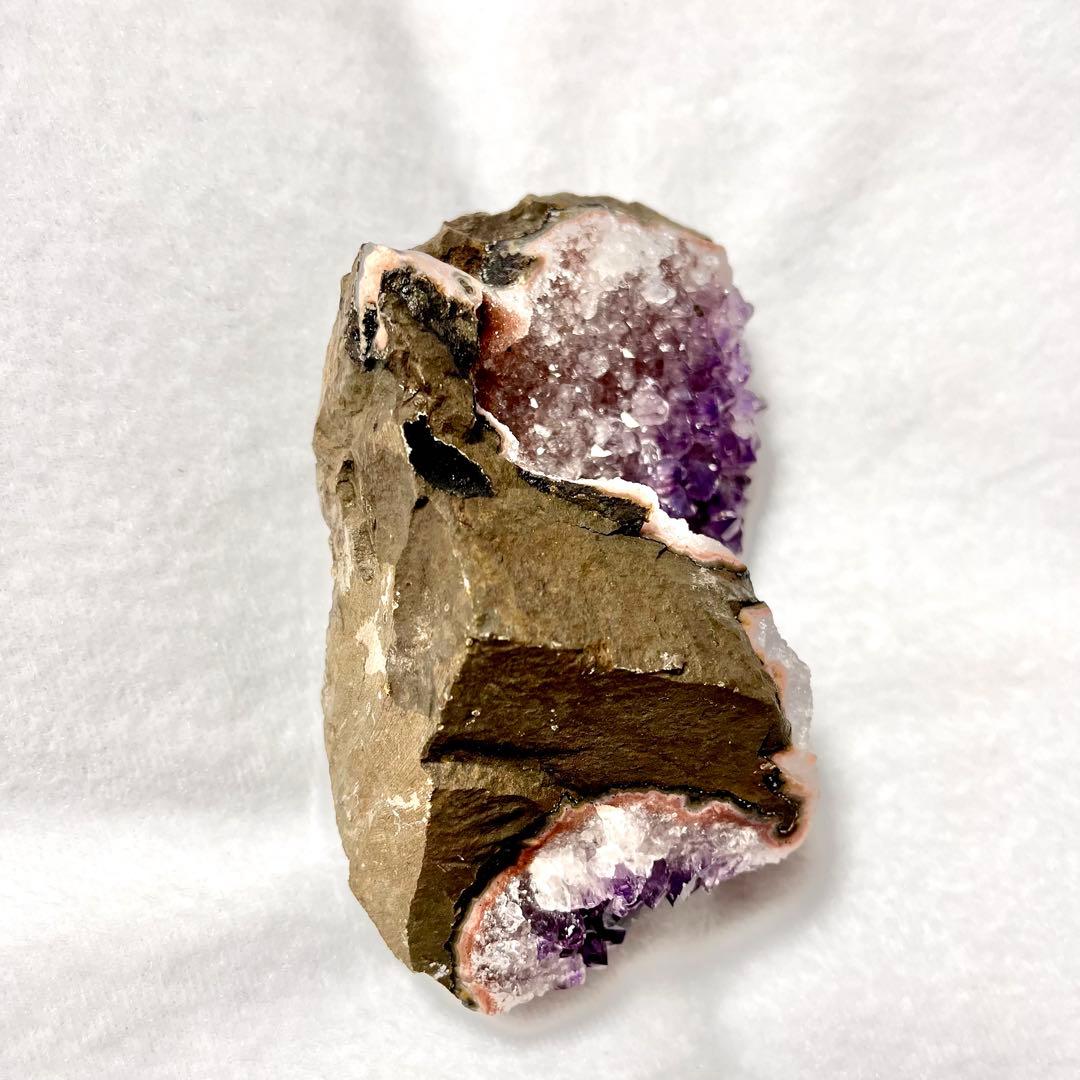 珍しい　レア　グラデーションアメジスト　アメジスト　クラスター　原石　置物　水晶