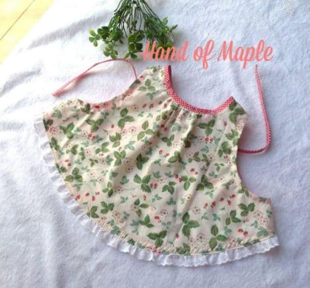 【送料無料】エプロンスタイ(ストロベリー)