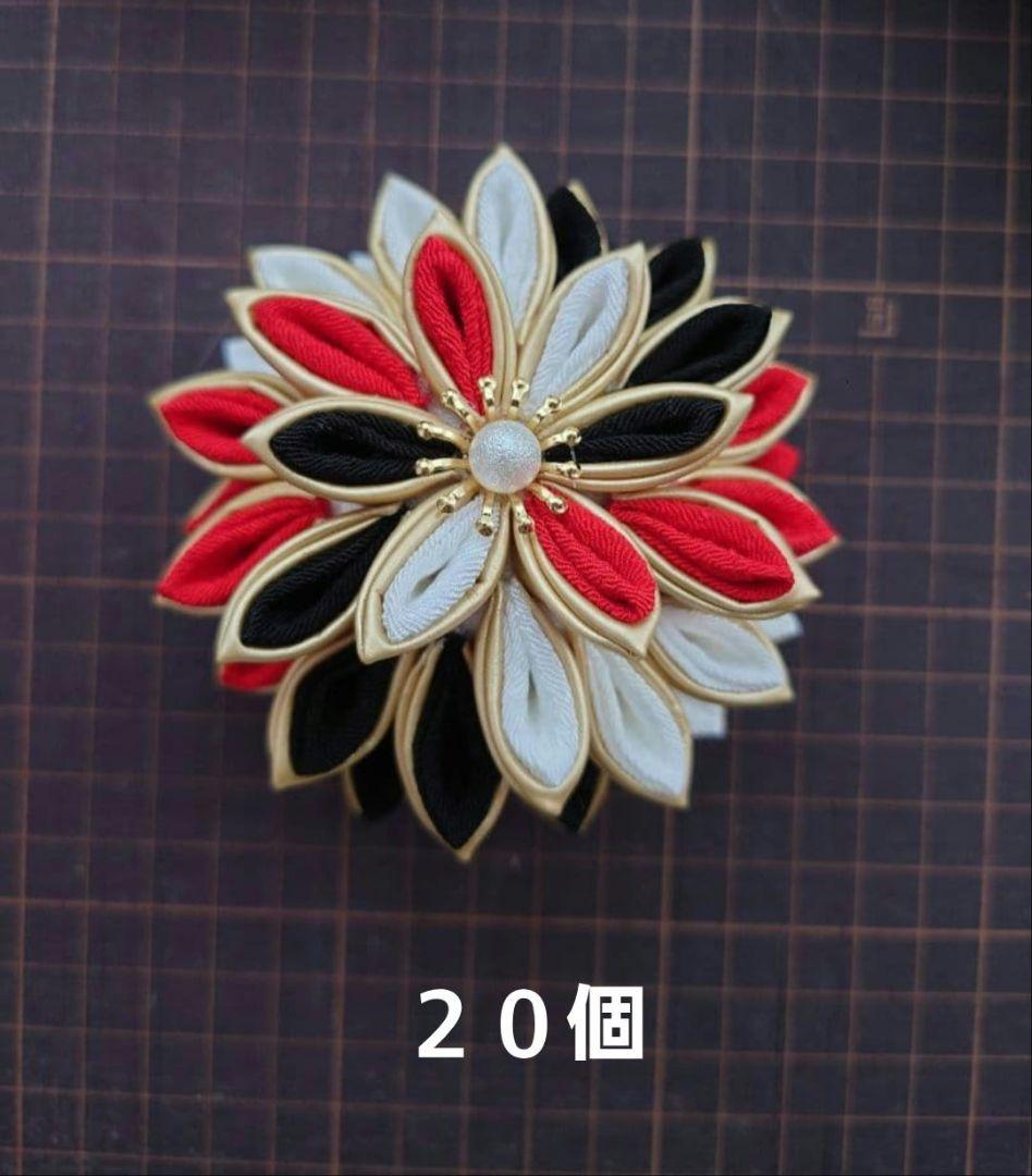 つまみ細工髪飾り