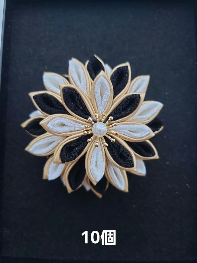 つまみ細工髪飾り