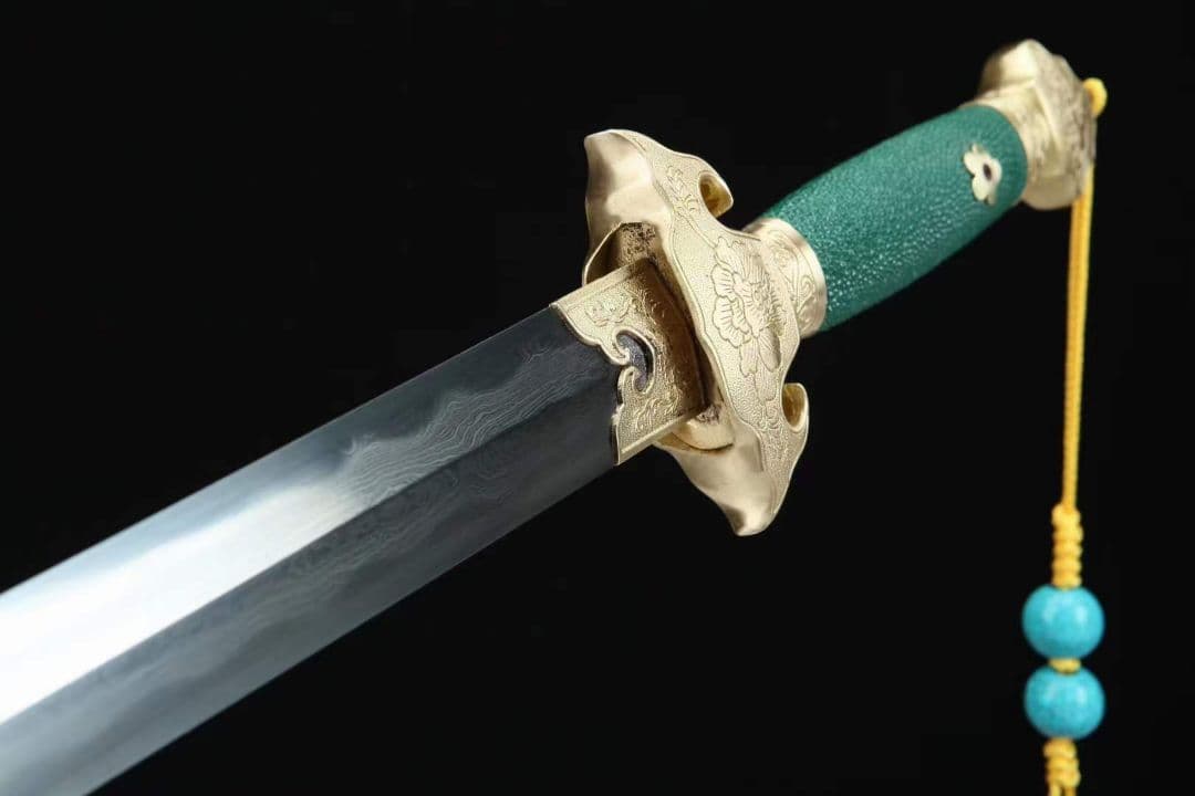 亮銅至尊牡丹剣 古兵器 武具刀装具日本刀模造刀 居合刀