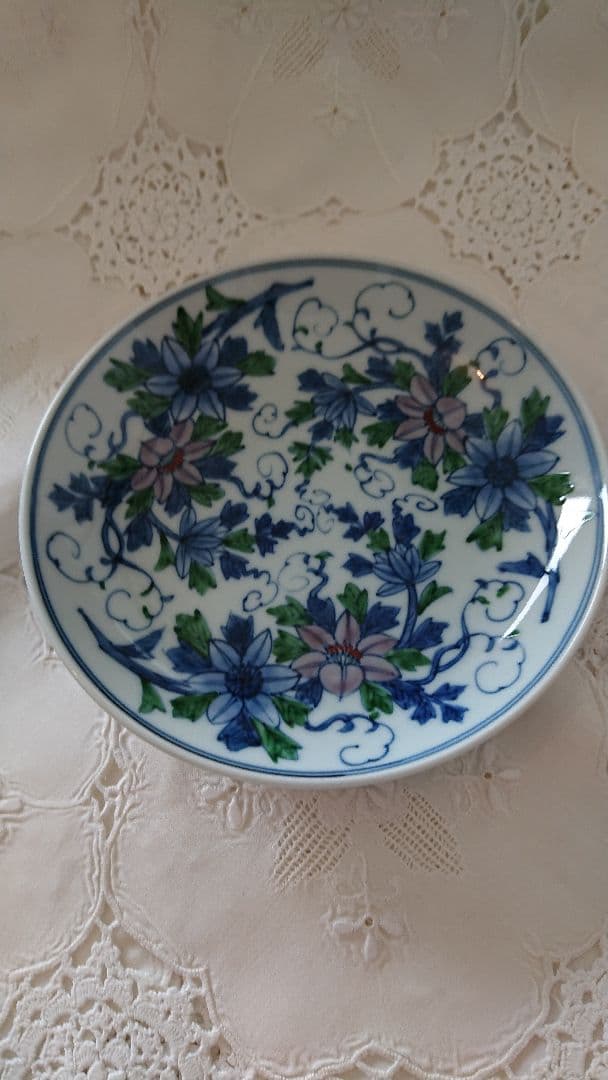 有田焼 源右衛門(鉄線花)５客