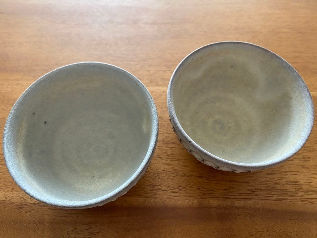 シモヤユミコ　器　波面取り　2点セット