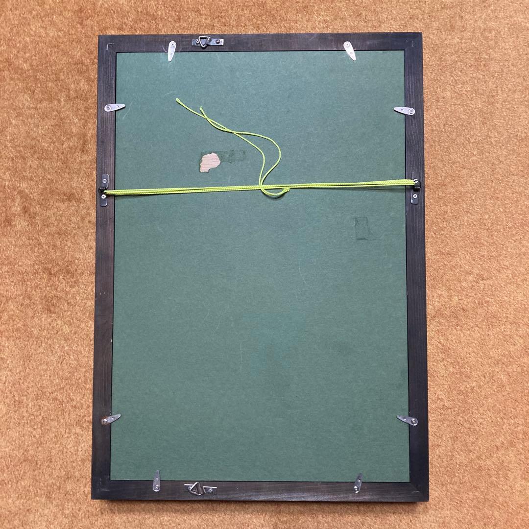 K.TOMITA「STANZA1」抽象画額47×33×5油絵41×27.5cm￼