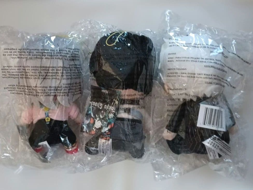 東京喰種　トーキョーグール　ぬいぐるみ　金木研　佐々木琲世　鈴屋什造